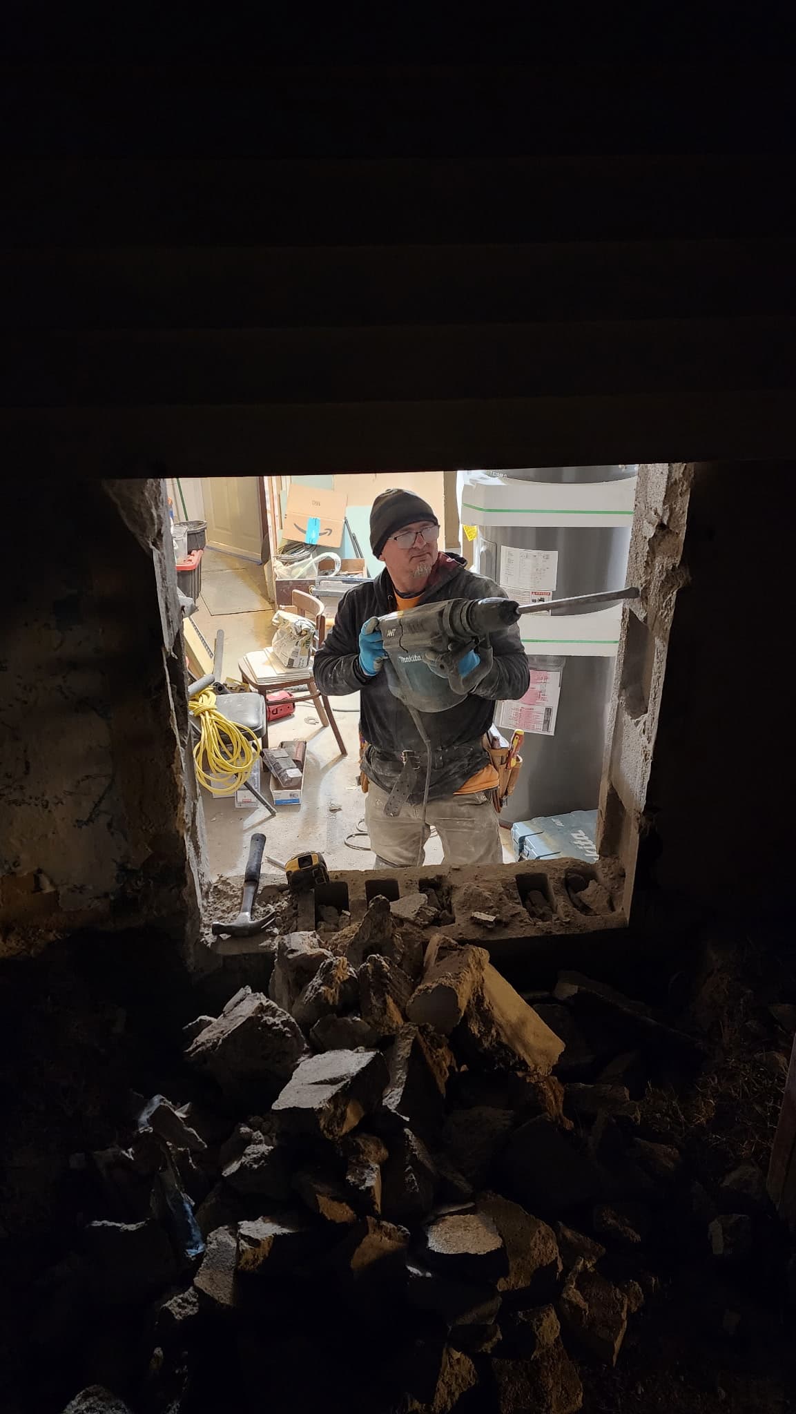 Mike at work – demolition and remodeling in NYC